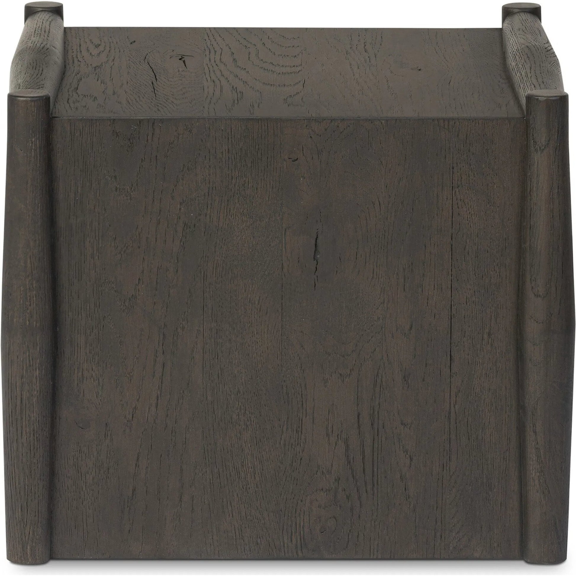 Glenview End Table by Four Hands in weathered oak. Made from unique in a modern style.