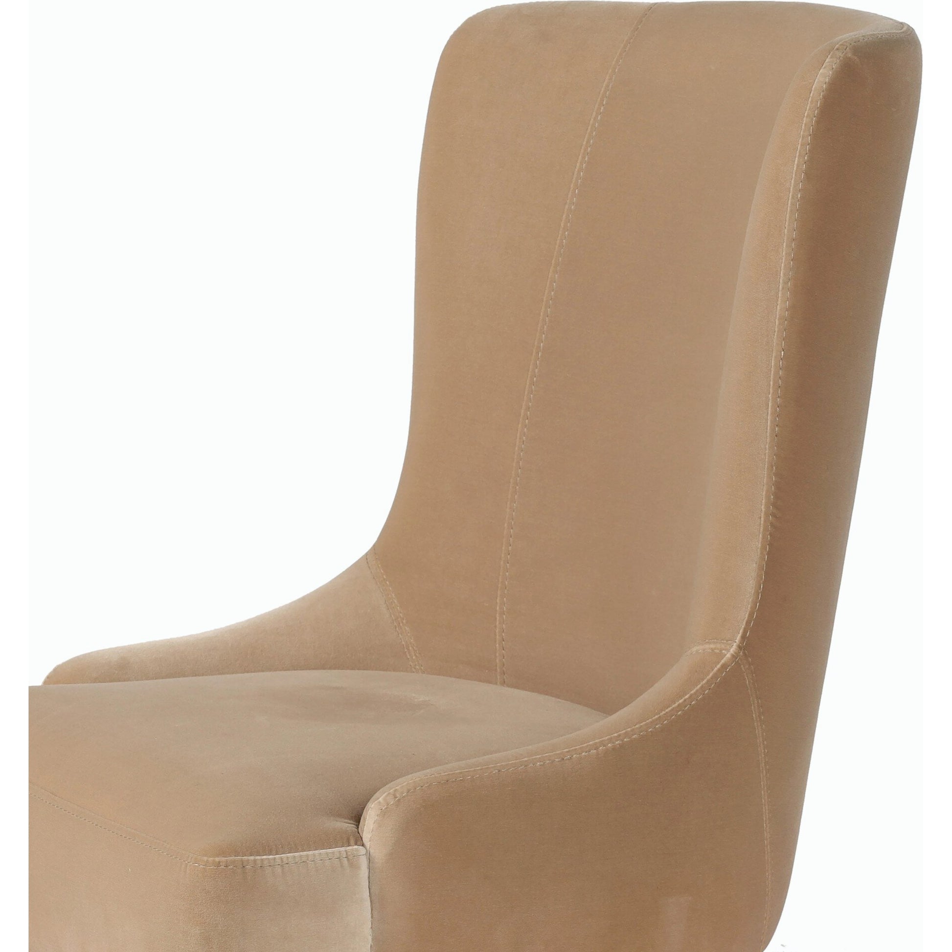 Edward Dining Chair by Four Hands in surrey taupe. Made from 76.8% cotton, 23.2% polyester, solid nettlewood, 100% polyester in a modern style.