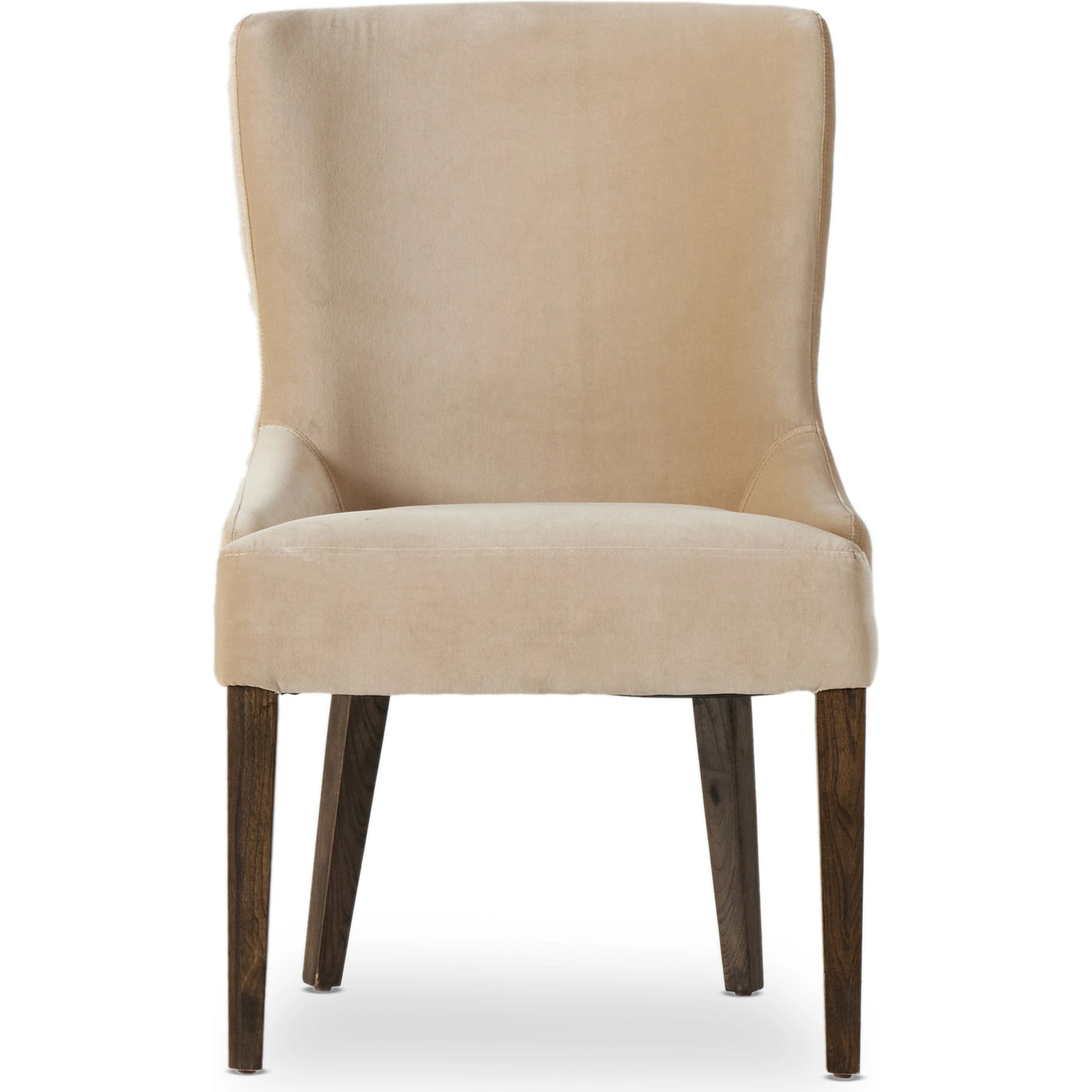 Edward Dining Chair by Four Hands in surrey taupe. Made from 76.8% cotton, 23.2% polyester, solid nettlewood, 100% polyester in a modern style.