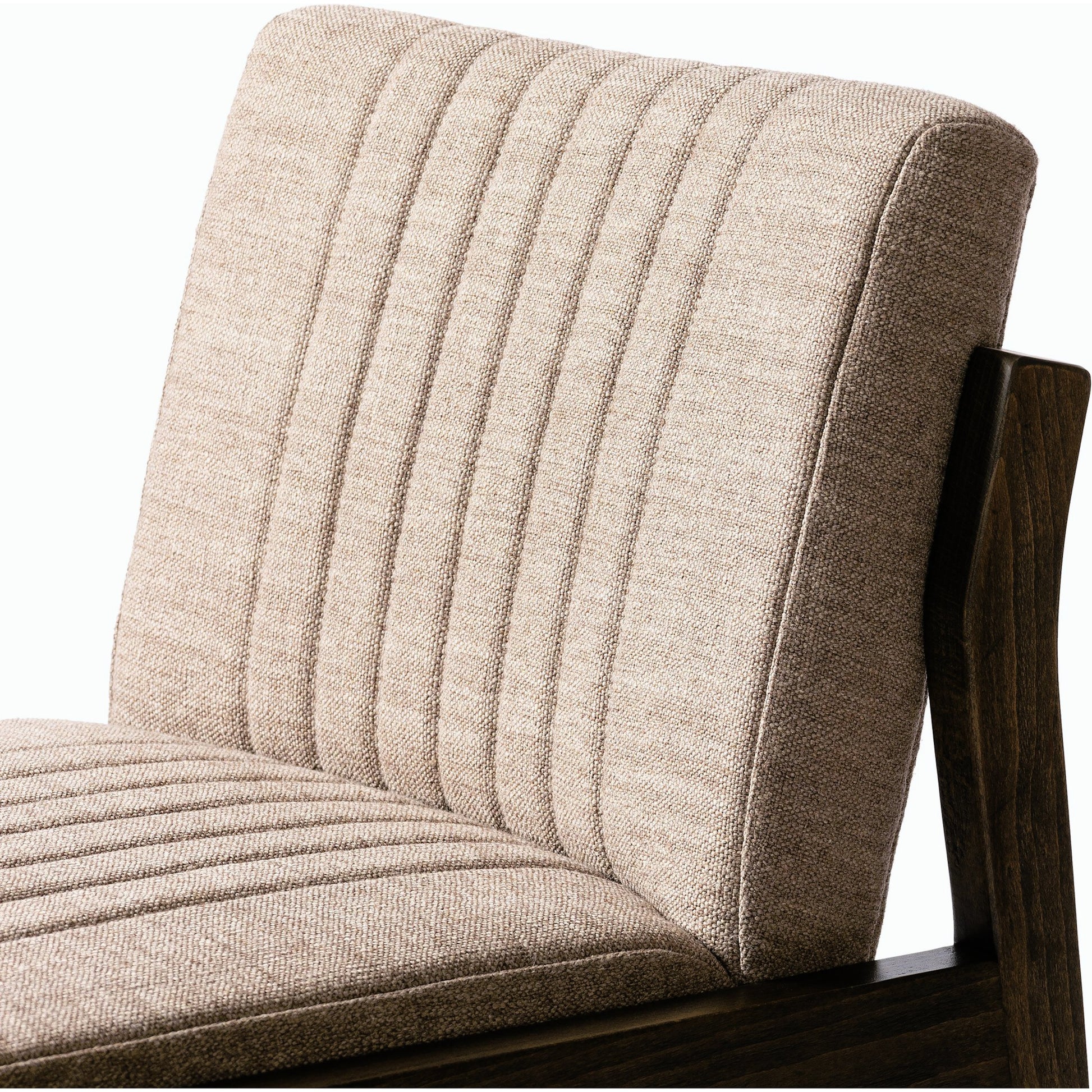 Alice Counter Stool by Four Hands in chestnut. Made from top grain leather, solid beech, 100% polyester in a modern style.