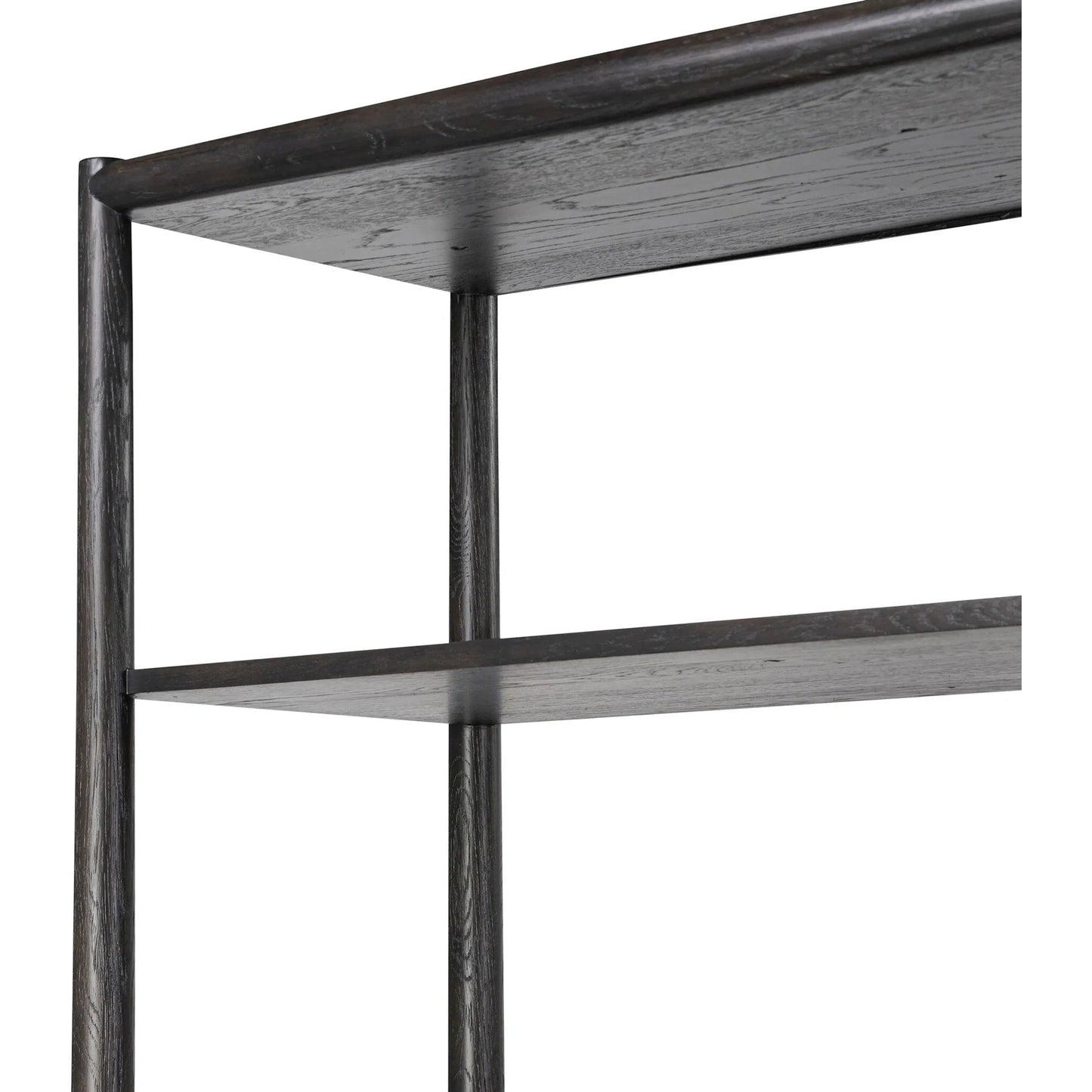 031 SI-2535004 | Closeup | Glenview Bookcase by Four Hands in weathered oak. Made from unique in a modern style.