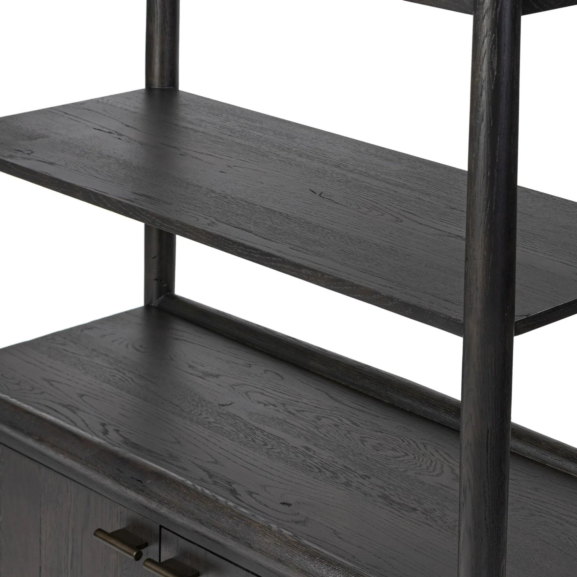 Glenview Bookcase by Four Hands in weathered oak. Made from unique in a modern style.