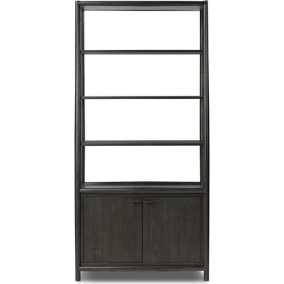 Glenview Bookcase by Four Hands in weathered oak. Made from unique in a modern style.