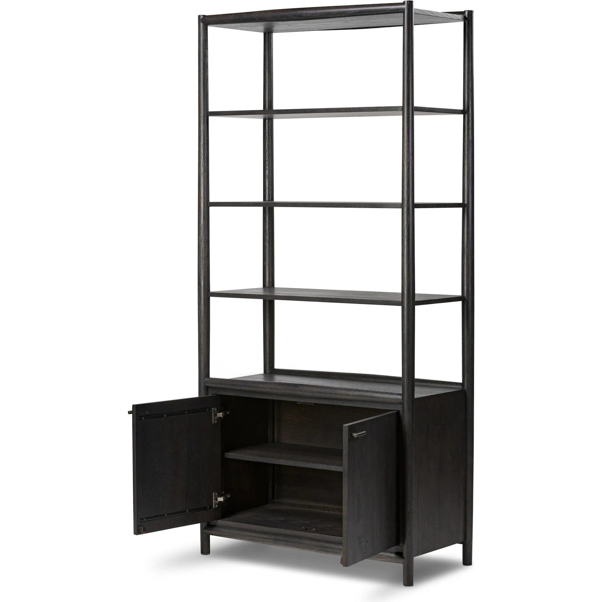 Glenview Bookcase by Four Hands in weathered oak. Made from unique in a modern style.
