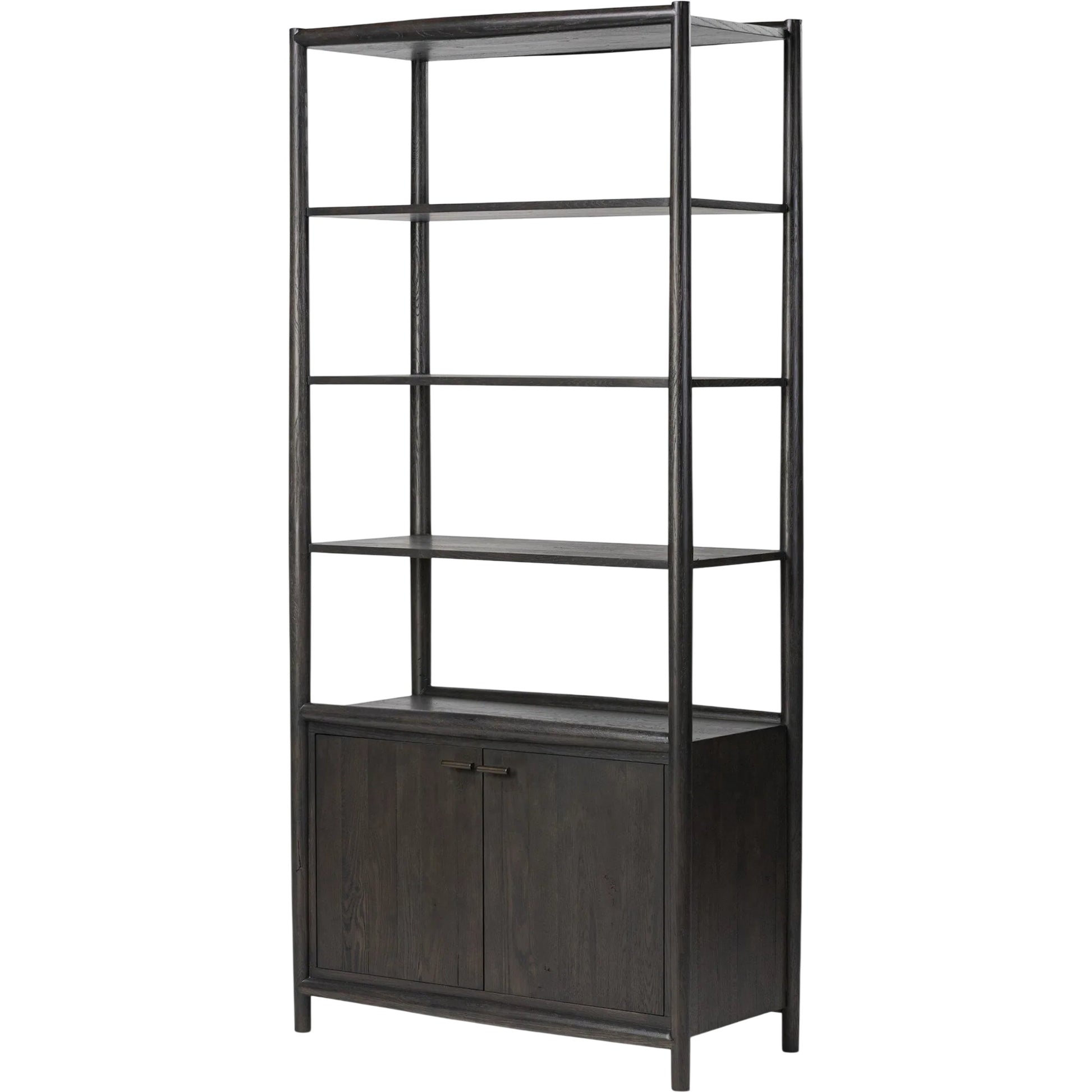Glenview Bookcase by Four Hands in weathered oak. Made from unique in a modern style.