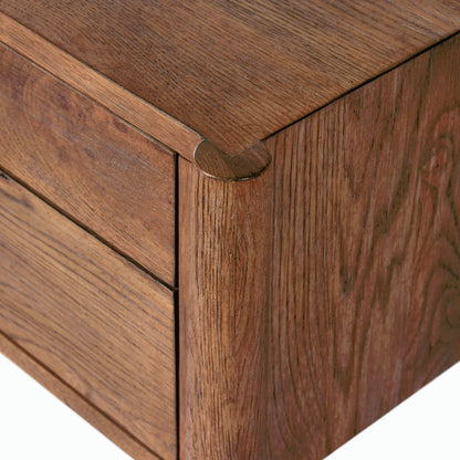 Glenview Desk by Four Hands in weathered oak. Made from solid oak, thick oak veneer in a modern style.