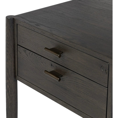 Glenview Desk by Four Hands in weathered oak. Made from unique in a modern style.