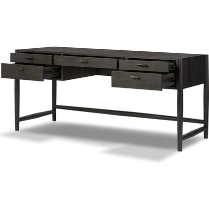 Glenview Desk by Four Hands in weathered oak. Made from unique in a modern style.