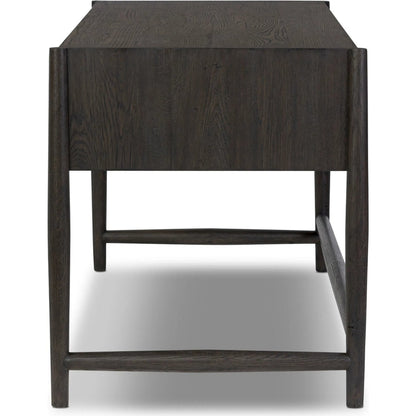 Glenview Desk by Four Hands in weathered oak. Made from unique in a modern style.