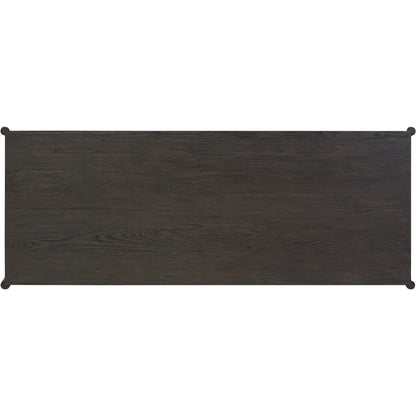 Glenview Desk by Four Hands in weathered oak. Made from unique in a modern style.