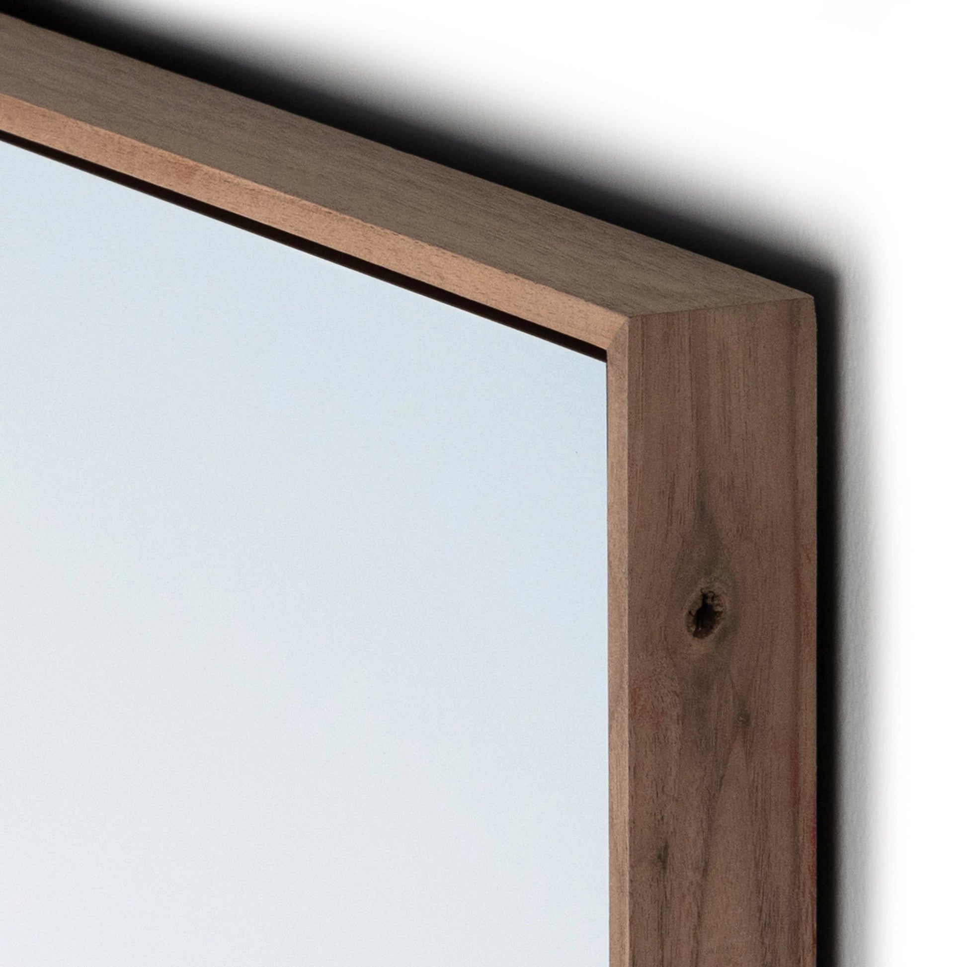 Skyline Lou Neff Point 2 by Toni Toscano by Four Hands in rustic walnut floater. Made from rustic walnut, gloss white chromaluxe in a transitional style.