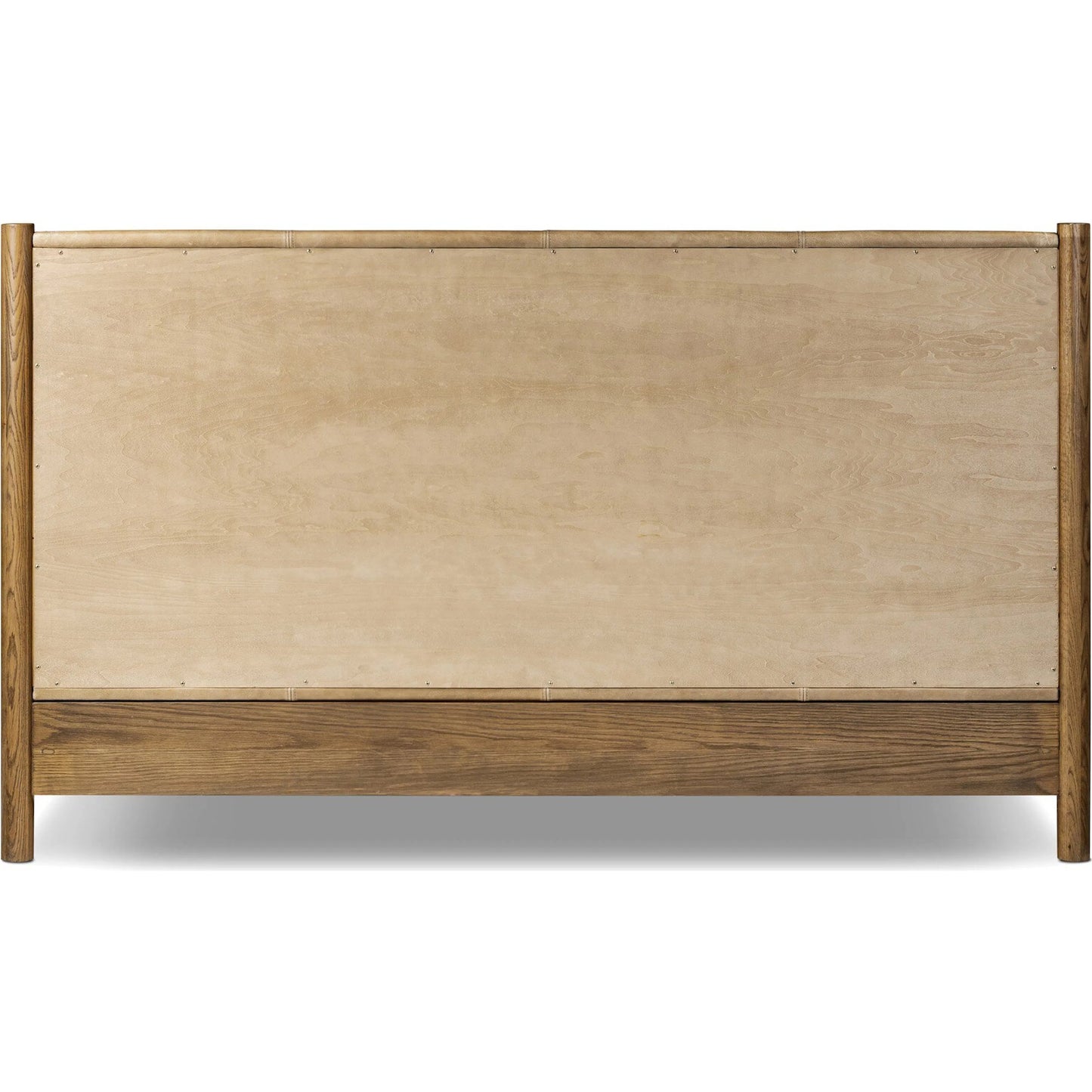 005 SI-2519279 | Additional Silo | Roark Bed by Four Hands in palermo drift, amber oak, amber oak veneer. Made from top grain leather, solid oak, oak veneer in a traditional style.