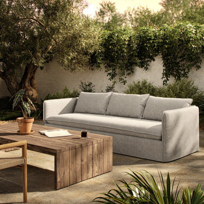 Andre Outdoor Sofa by Four Hands. Made from 100% polypropylene, 100% polyester fiber in a modern style.