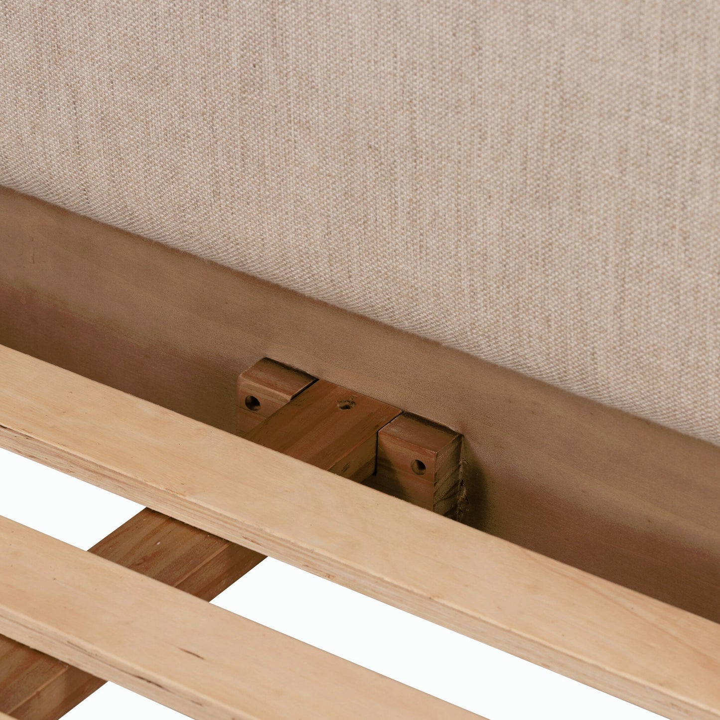 011 SI-2001372 | Closeup | Glenview Bed by Four Hands in weathered oak. Made from solid oak, thick oak veneer in a modern style.