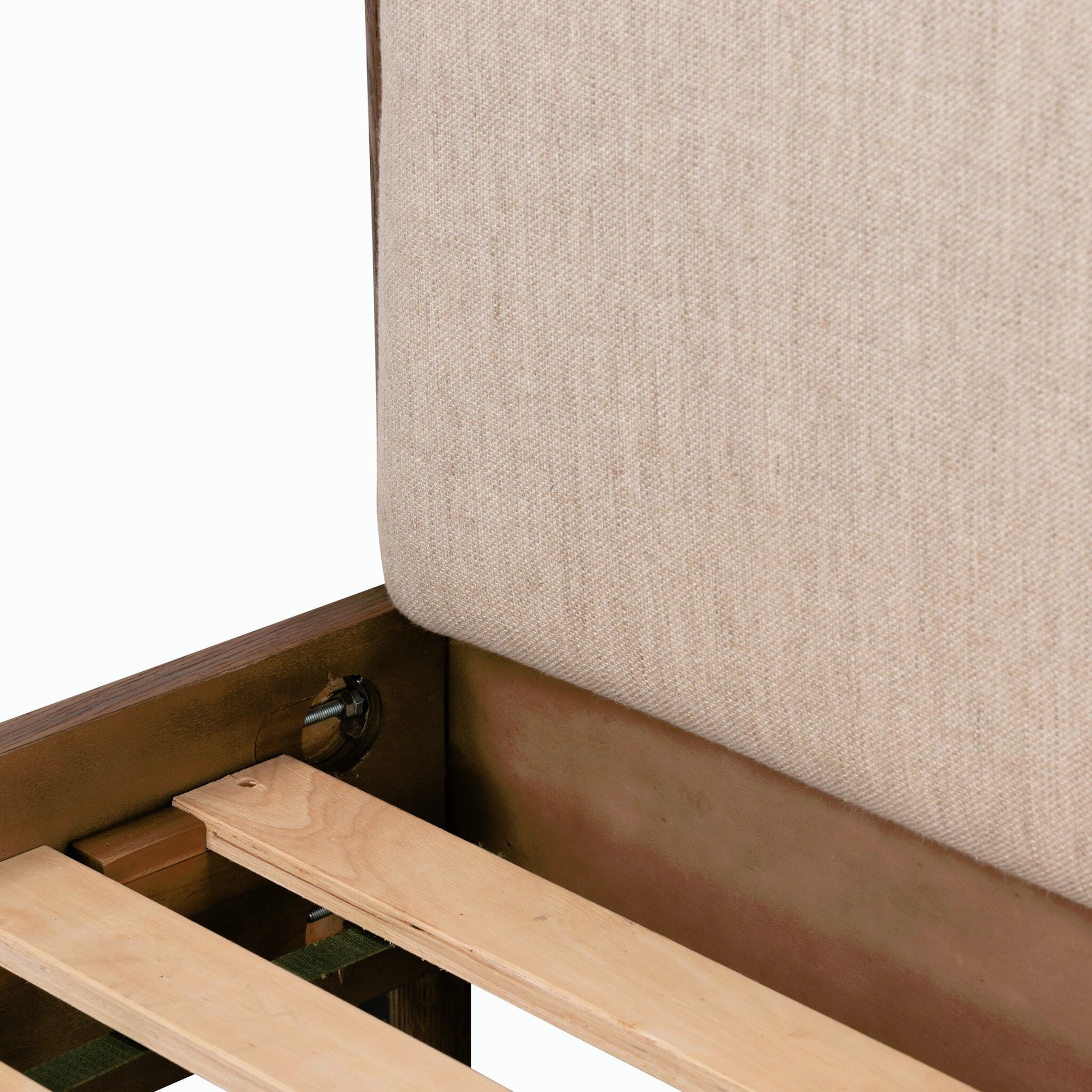Glenview Bed by Four Hands in essence natural and weathered oak. Made from solid oak, thick oak veneer in a modern style.