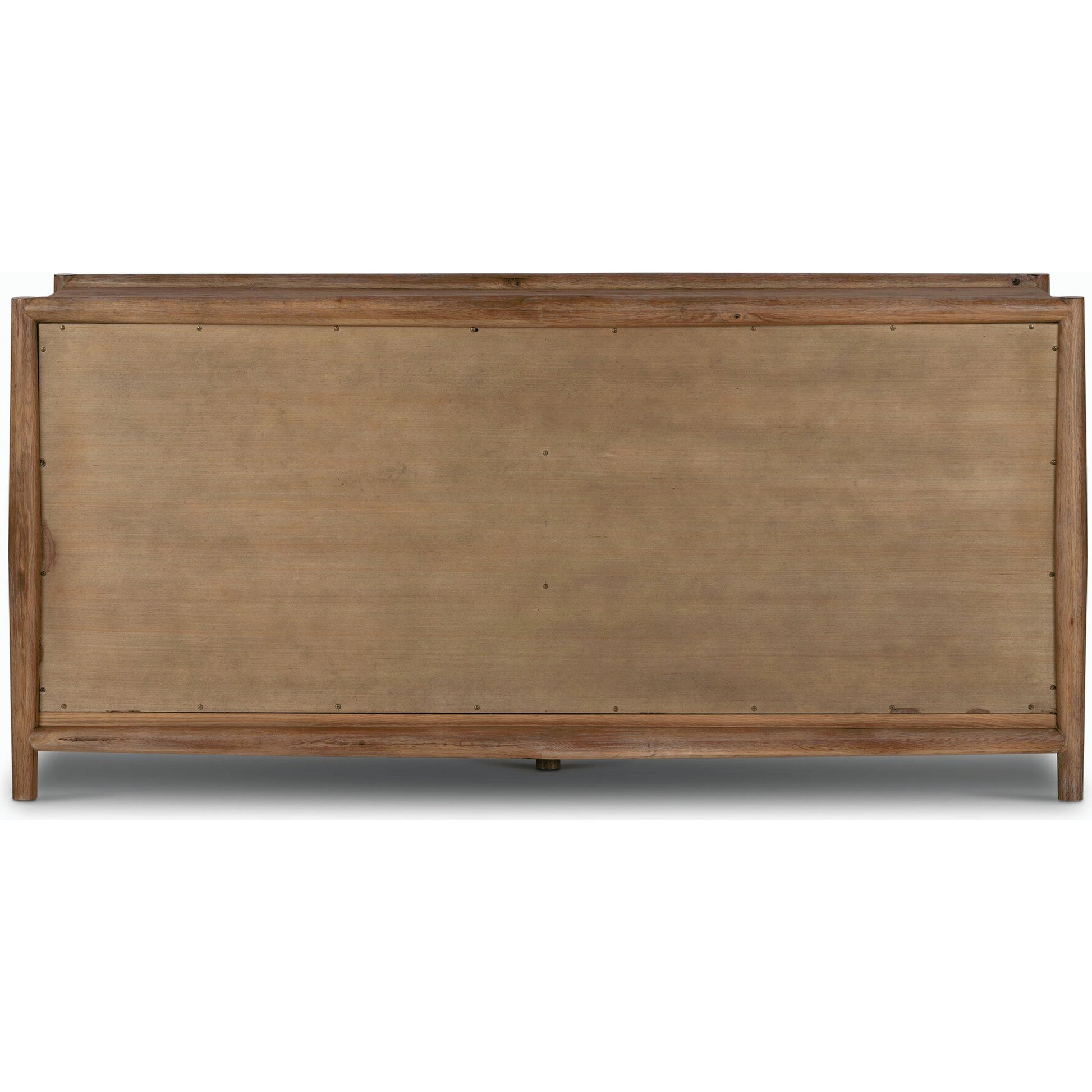 Glenview 6 Drawer Dresser by Four Hands in weathered oak. Made from thick oak veneer, solid oak in a modern style.