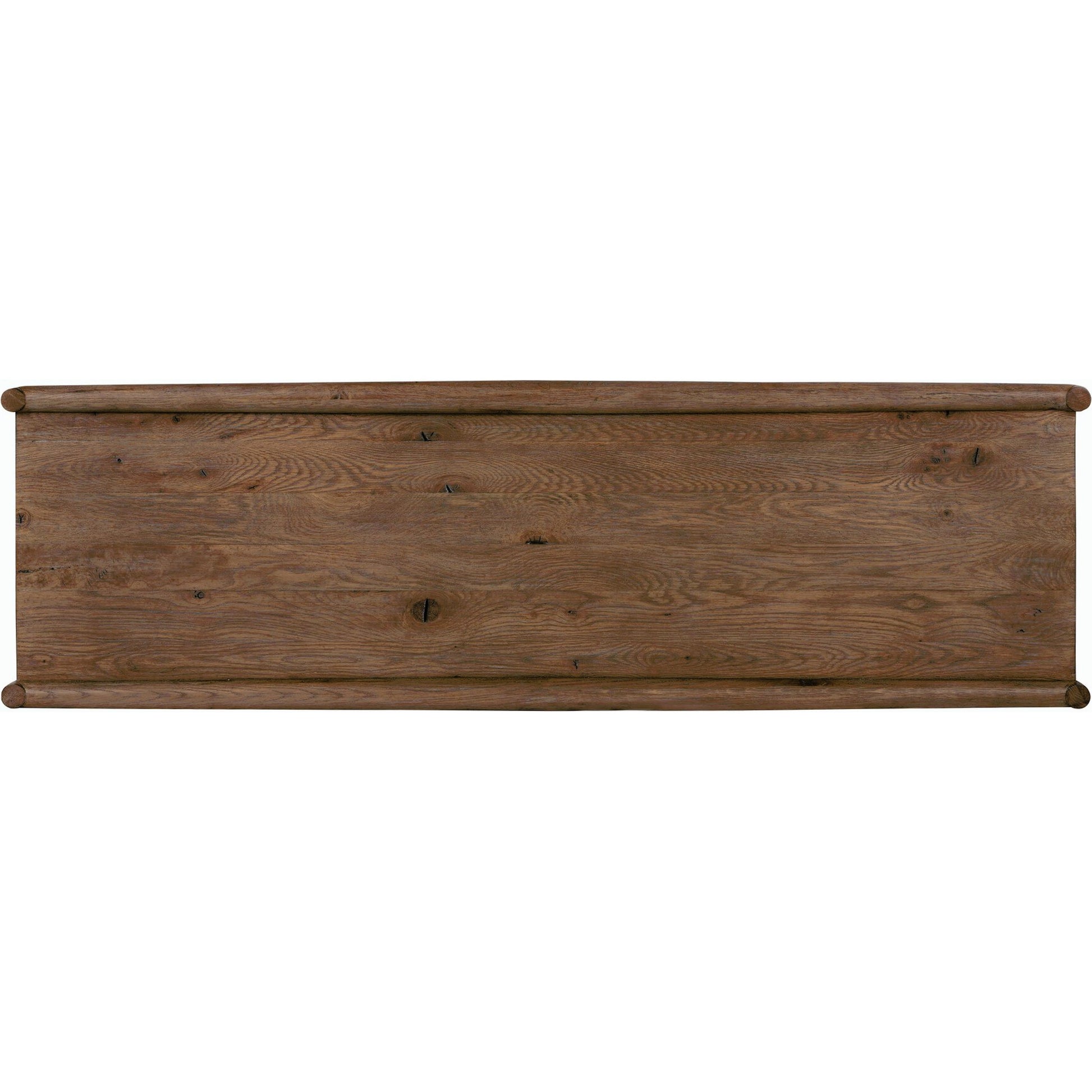 Glenview 6 Drawer Dresser by Four Hands in weathered oak. Made from thick oak veneer, solid oak in a modern style.