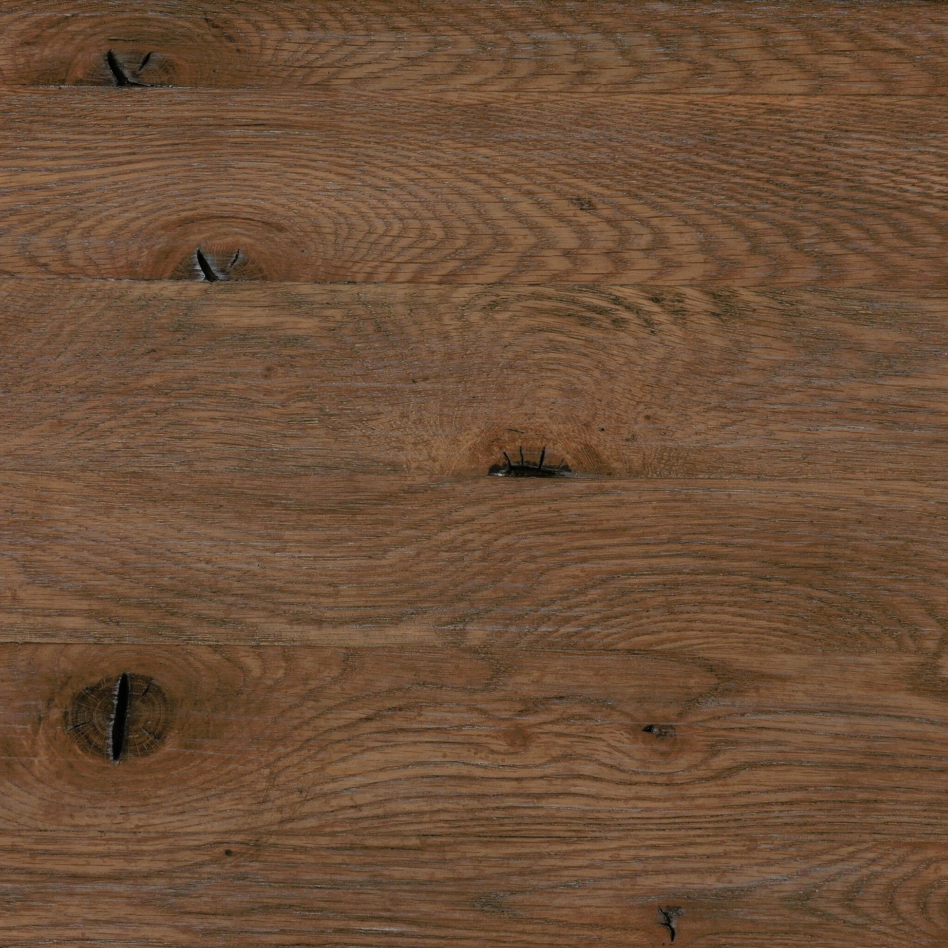 Glenview 6 Drawer Dresser by Four Hands in weathered oak. Made from thick oak veneer, solid oak in a modern style.