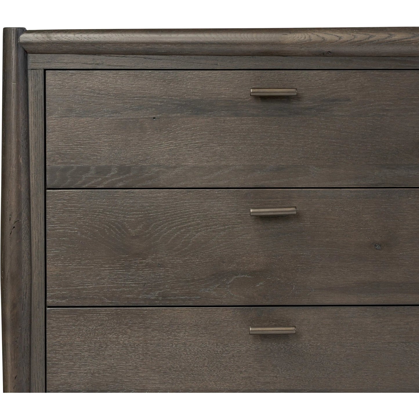 035 SI-2535002 | Closeup | Glenview 6 Drawer Dresser by Four Hands in weathered oak. Made from unique in a modern style.