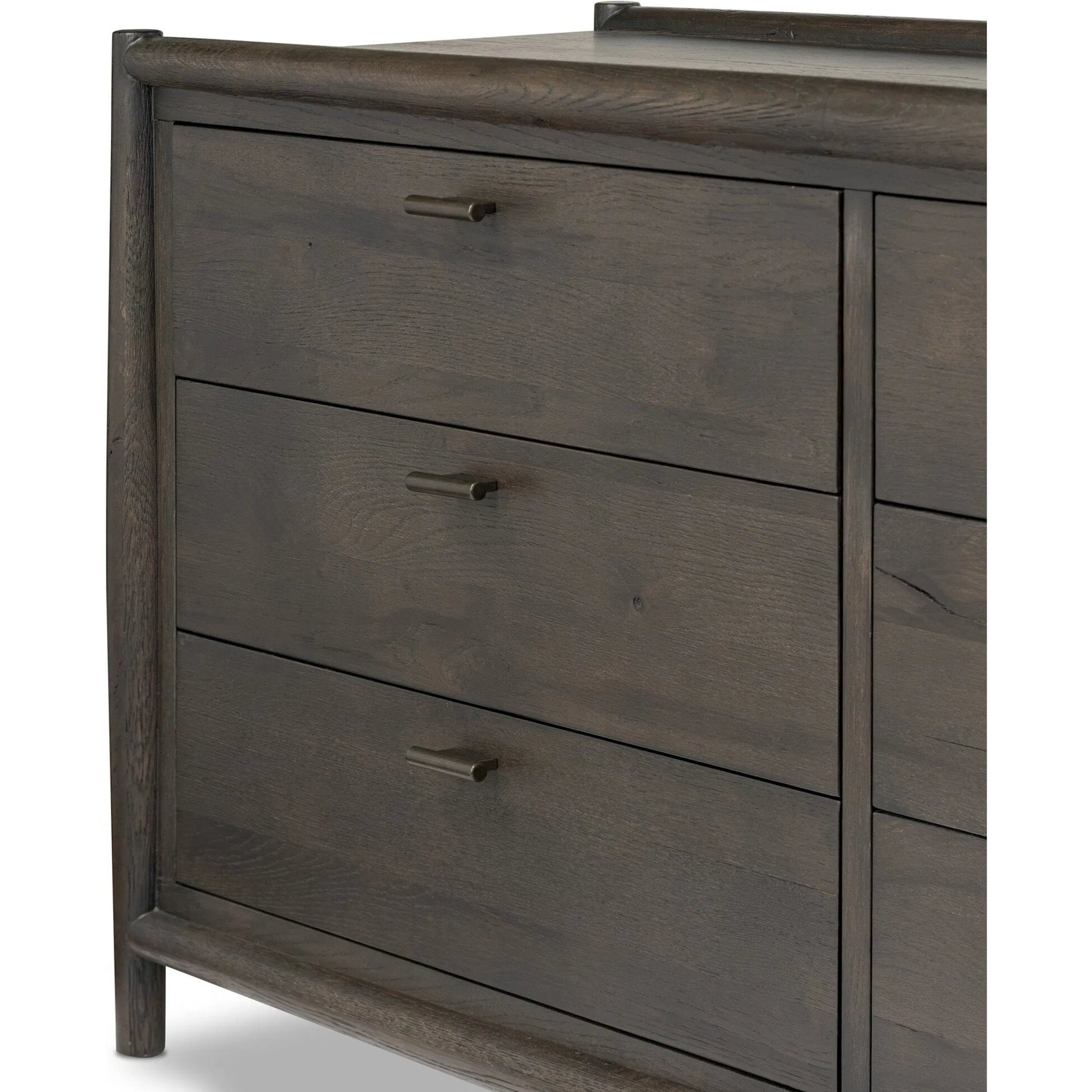 Glenview 6 Drawer Dresser by Four Hands in weathered oak. Made from unique in a modern style.