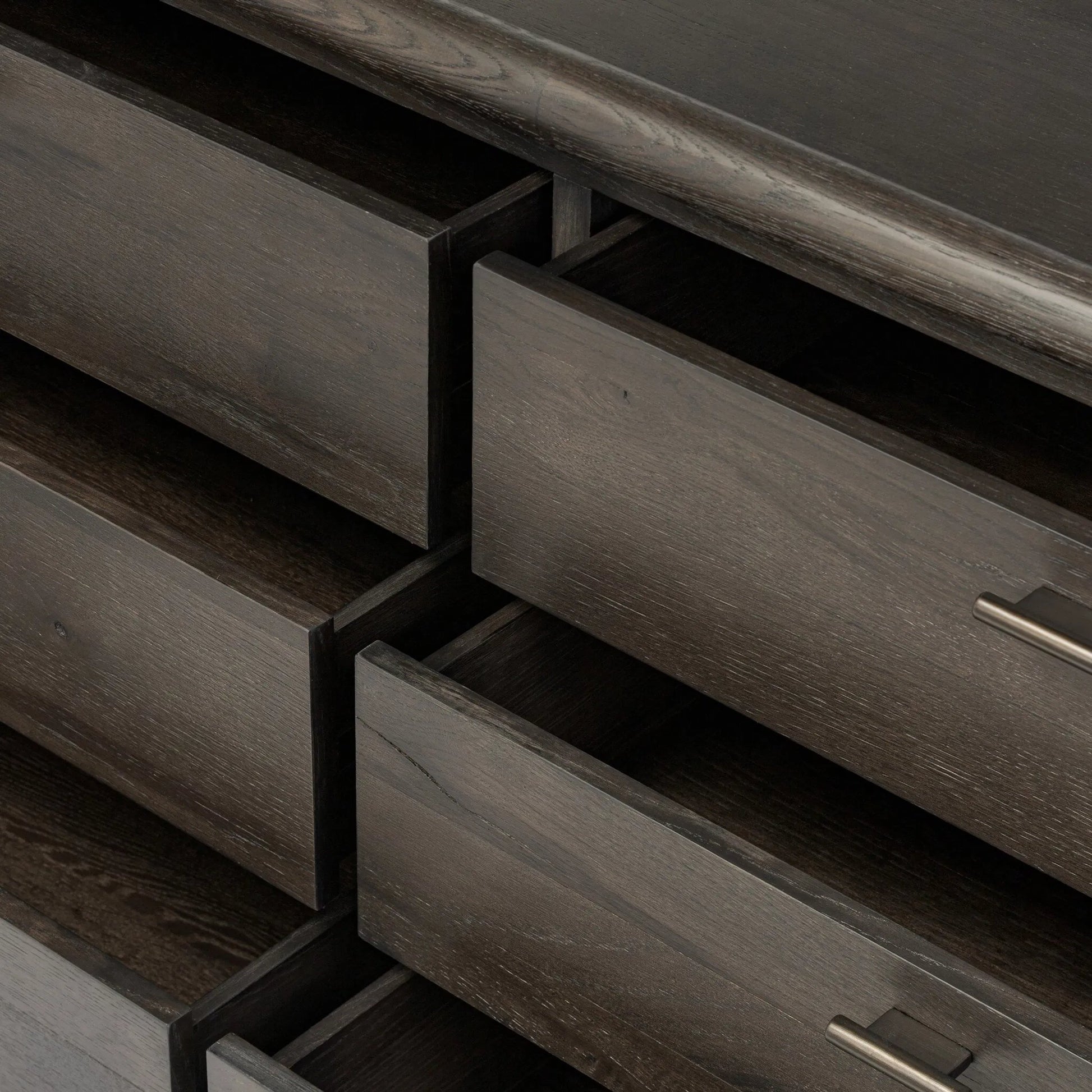 Glenview 6 Drawer Dresser by Four Hands in weathered oak. Made from unique in a modern style.