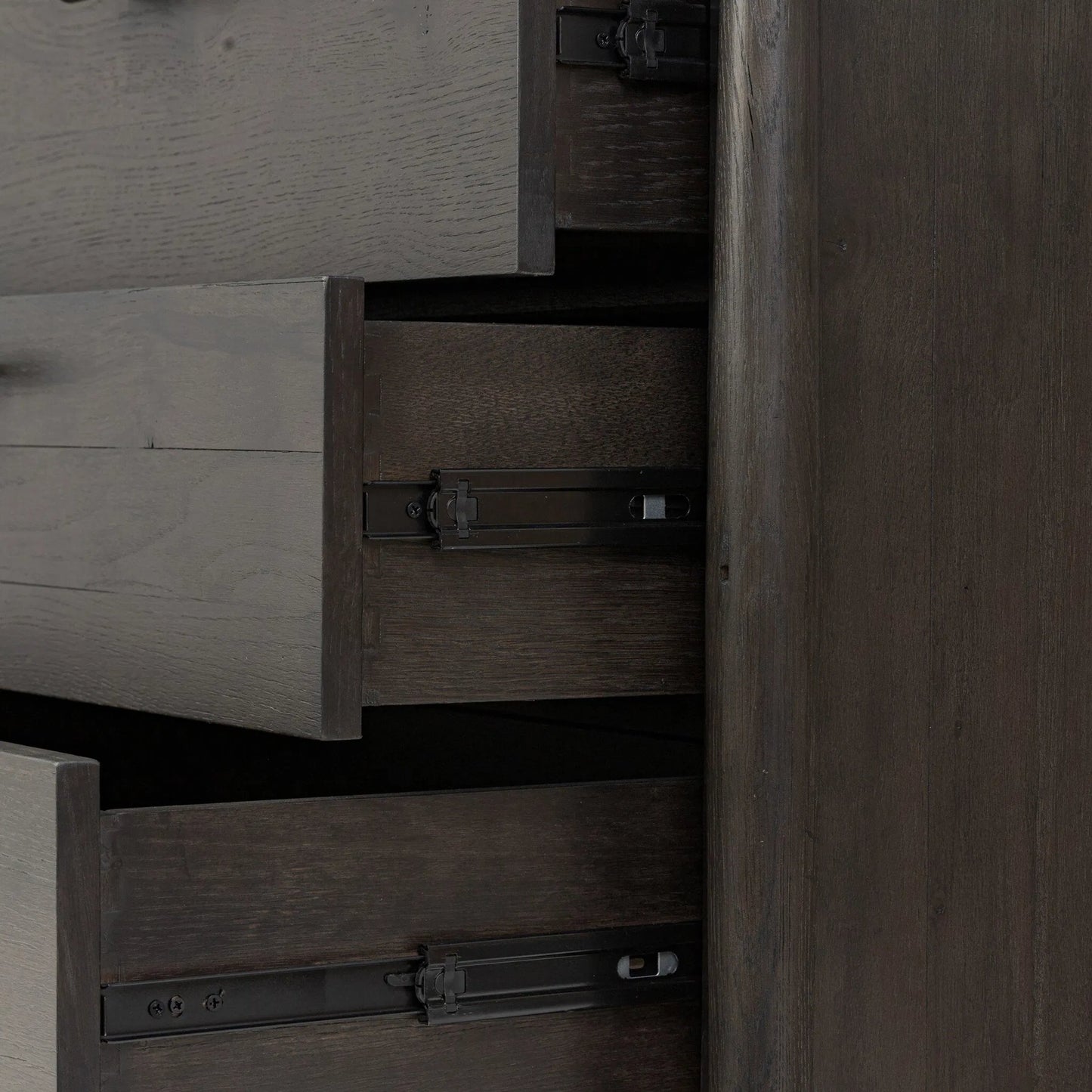 036 SI-2535002 | Closeup | Glenview 6 Drawer Dresser by Four Hands in weathered oak. Made from unique in a modern style.
