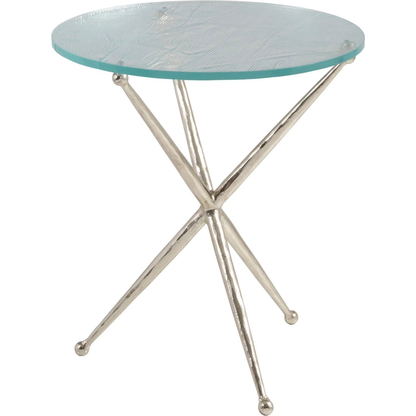 001 SI-2243931 | Primary Silo | Marcus Champagne Round End Table by Artistica Home in champagne. Made from unique in a modern style.