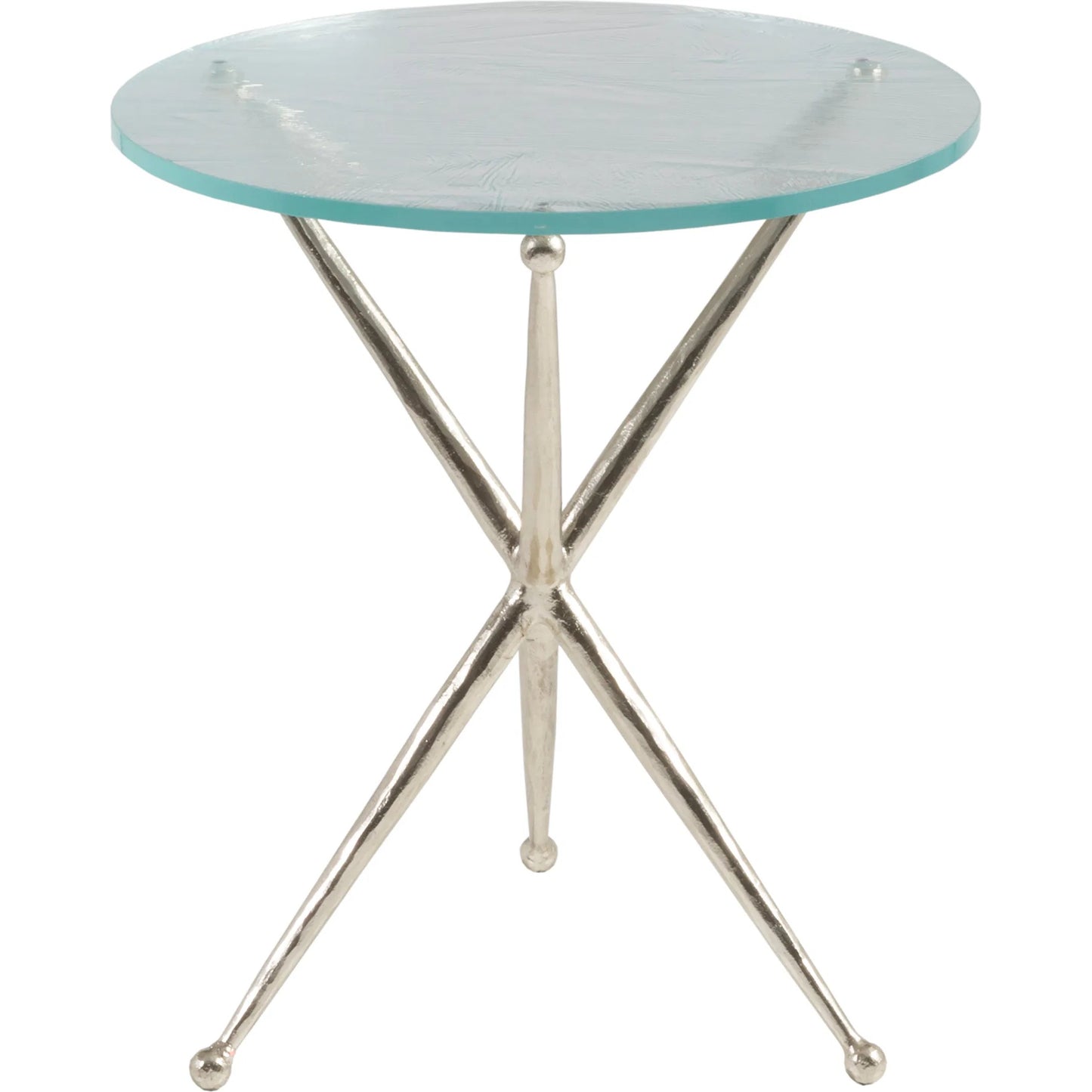 003 SI-2243931 | Additional Silo | Marcus Champagne Round End Table by Artistica Home in champagne. Made from unique in a modern style.
