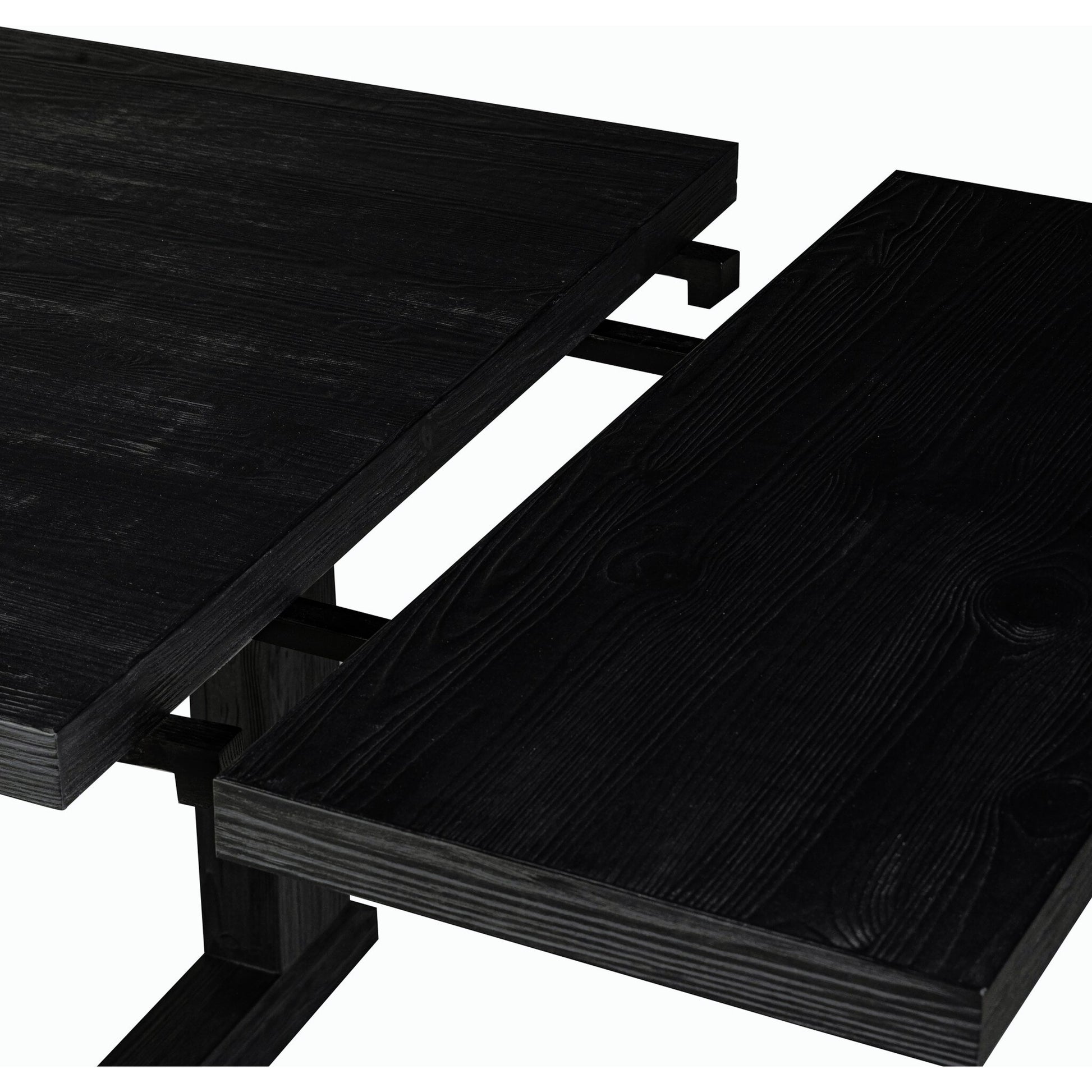 Otto Extension Dining Table by Four Hands. Made from solid pine in a modern style.