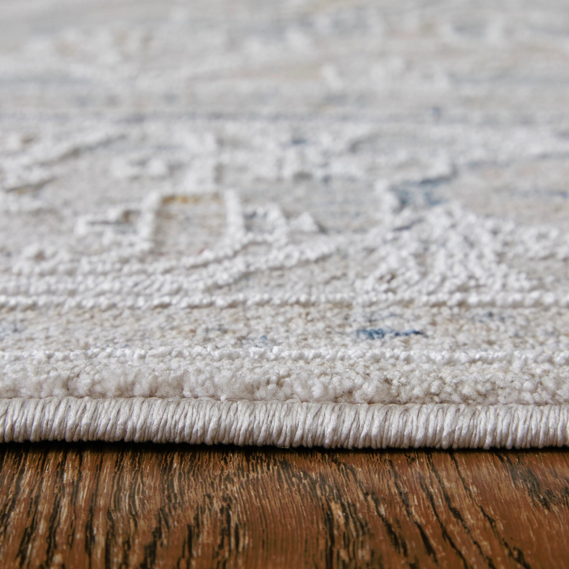 Pasha Transitional Rug - 39M5F by Feizy in ivory, taupe, blue. Made from polyester in a unique style.