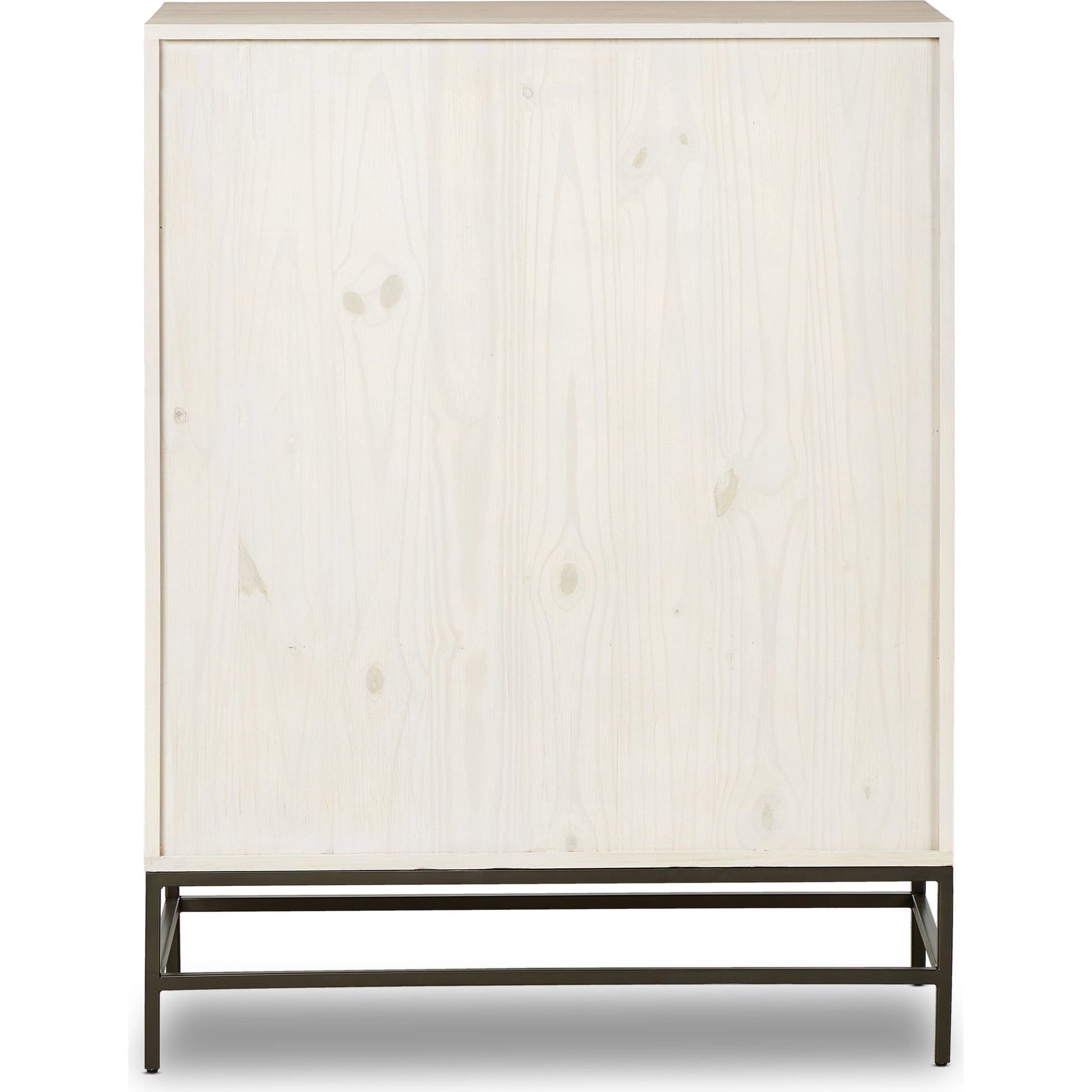 Trey Bar Cabinet by Four Hands in black wash poplar, toffee leather. Made from solid poplar, top grain leather in a modern style.
