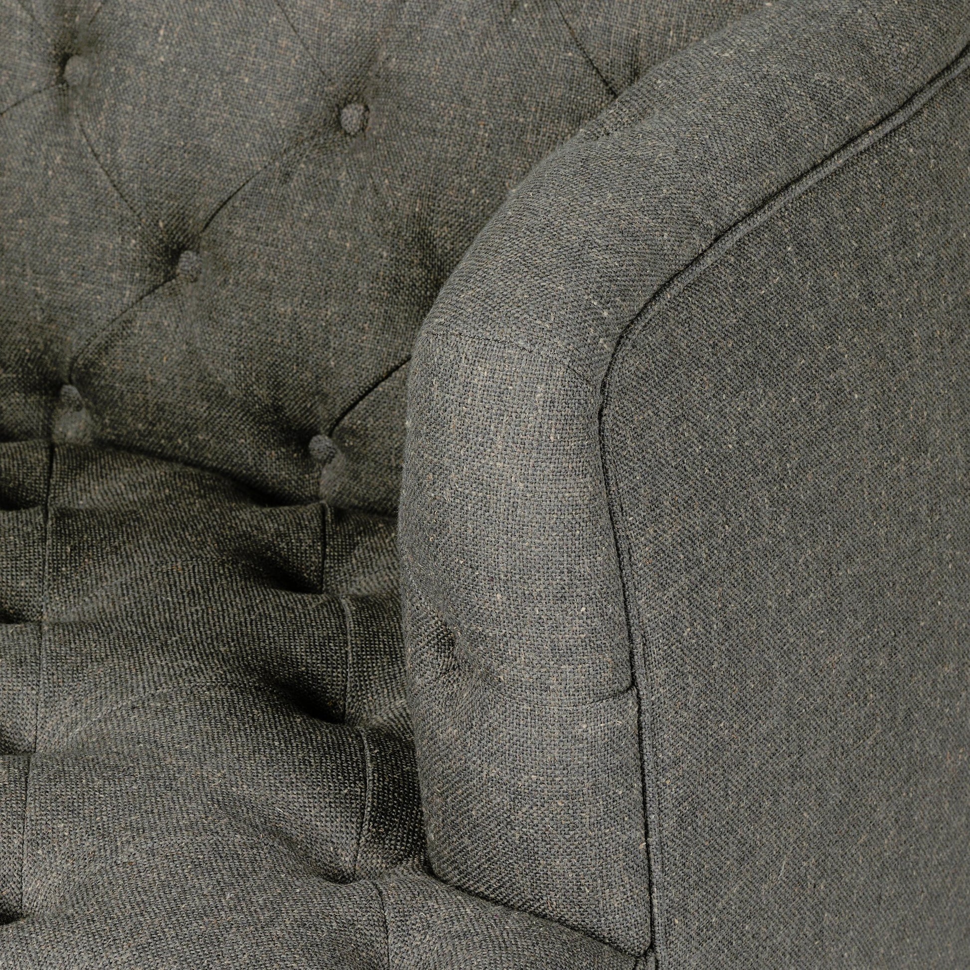 Paul Swivel Chair by Four Hands in raleigh cigar. Made from top grain leather, poplar plywood, 100% polyester in a modern style.