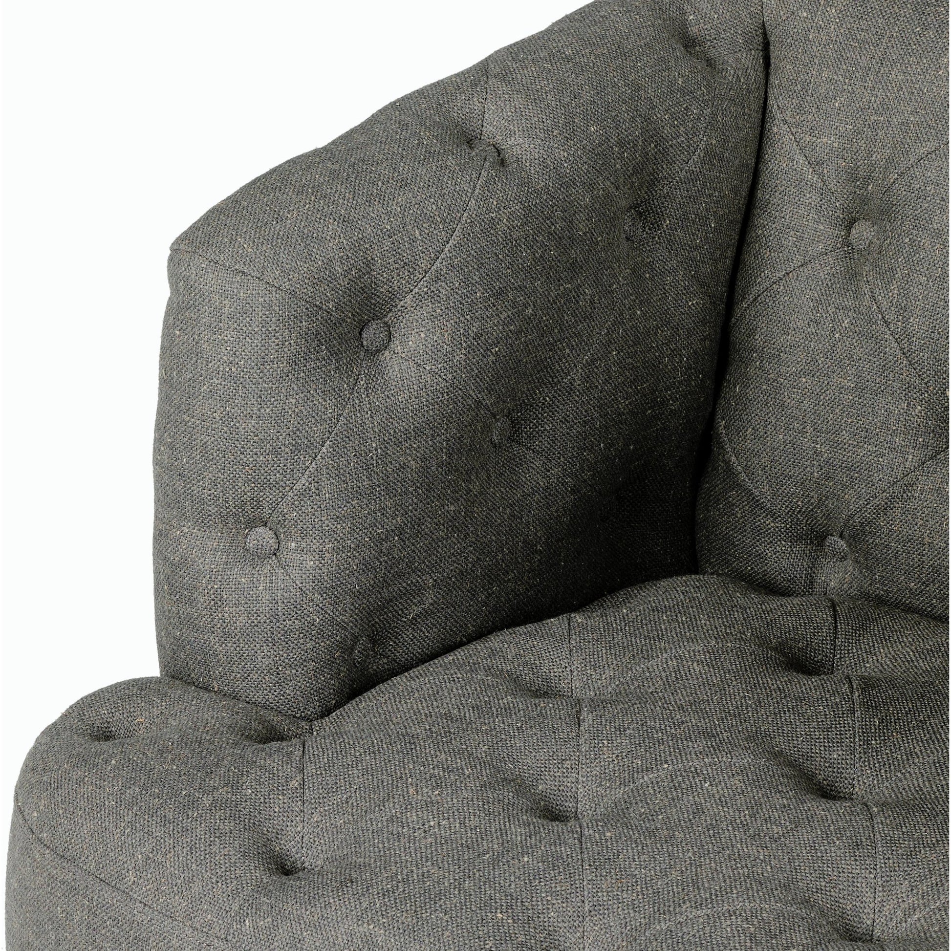 Paul Swivel Chair by Four Hands in raleigh cigar. Made from top grain leather, poplar plywood, 100% polyester in a modern style.