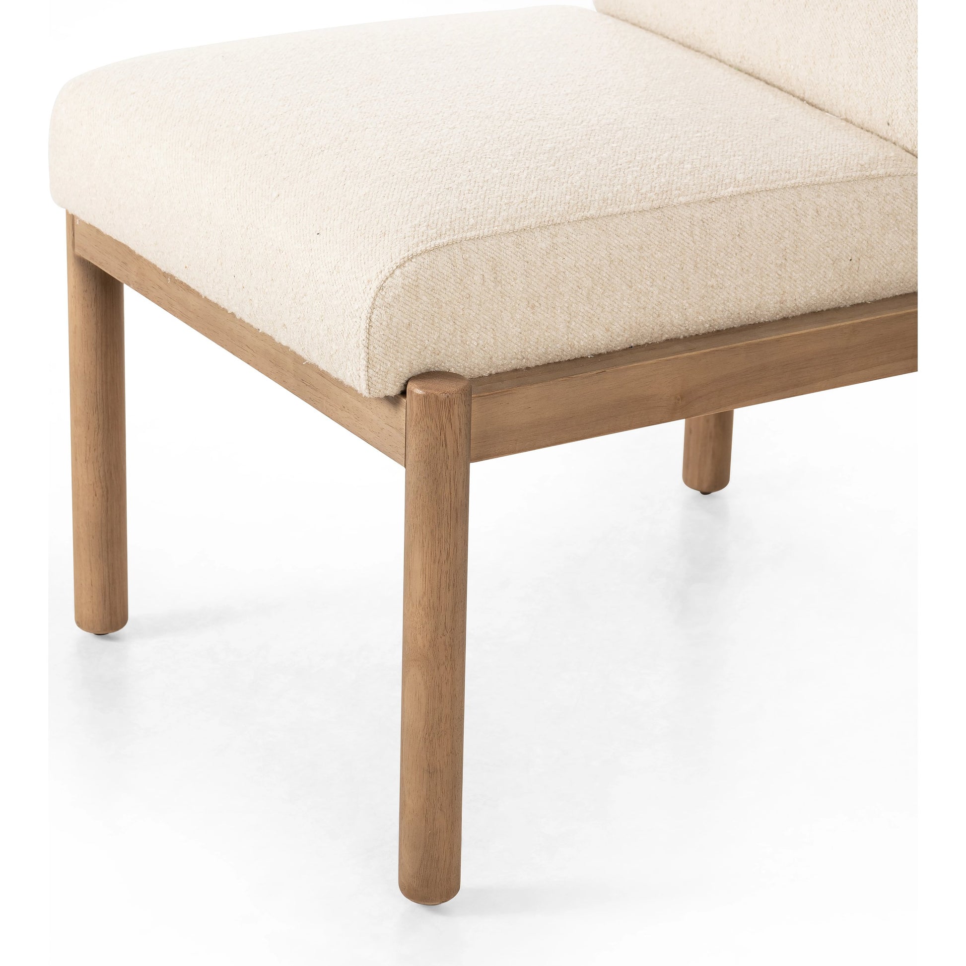 Kiano Dining Chair by Four Hands in washed natural parawood. Made from unique in a modern style.