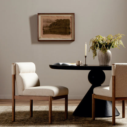 Kiano Dining Chair by Four Hands in washed natural parawood. Made from unique in a modern style.