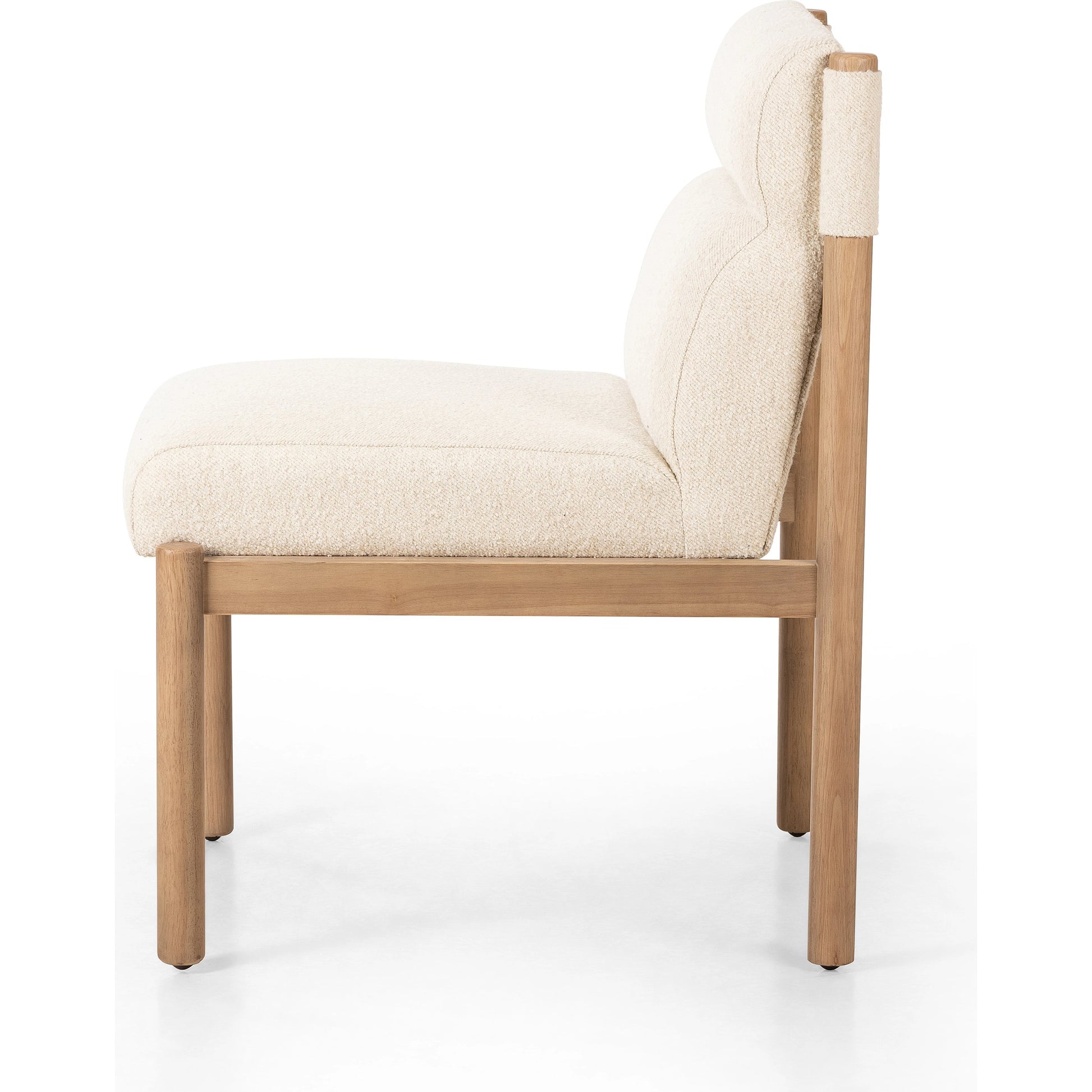 Kiano Dining Chair by Four Hands in washed natural parawood. Made from unique in a modern style.