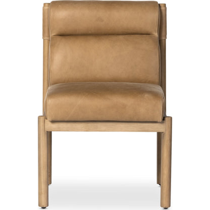 Kiano Dining Chair by Four Hands in washed natural parawood. Made from unique in a modern style.
