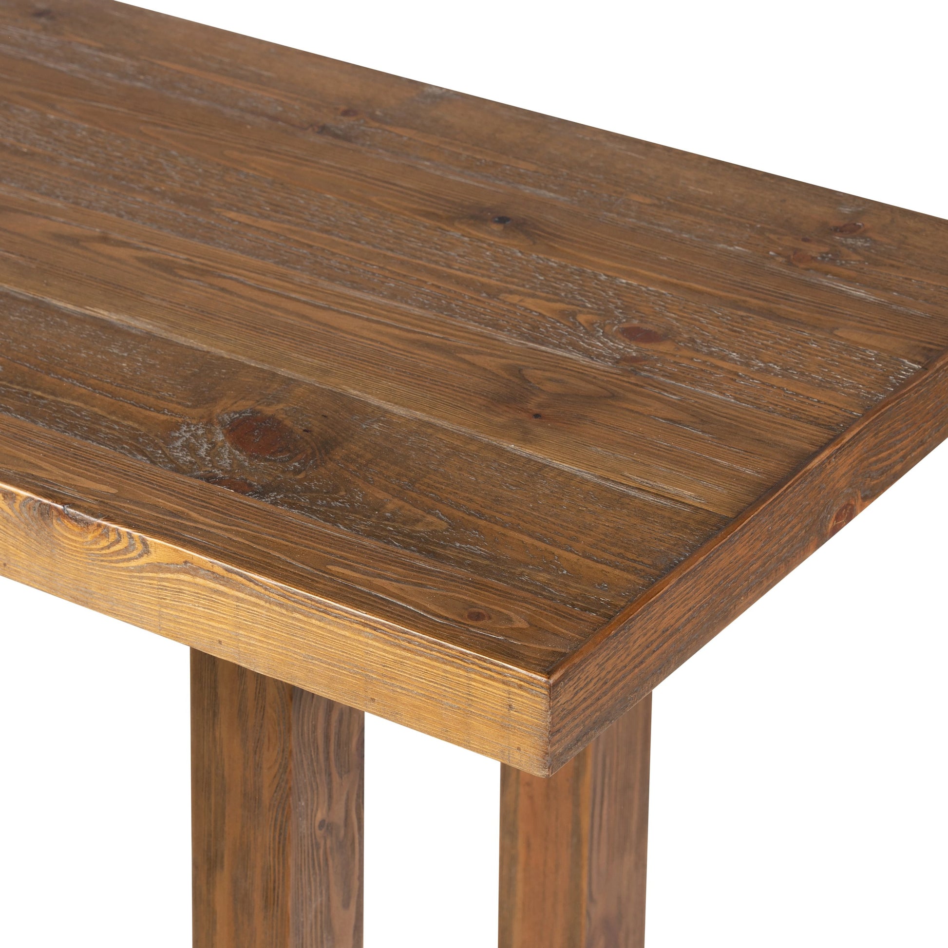 Otto Console Table by Four Hands in black pine. Made from solid pine in a modern style.