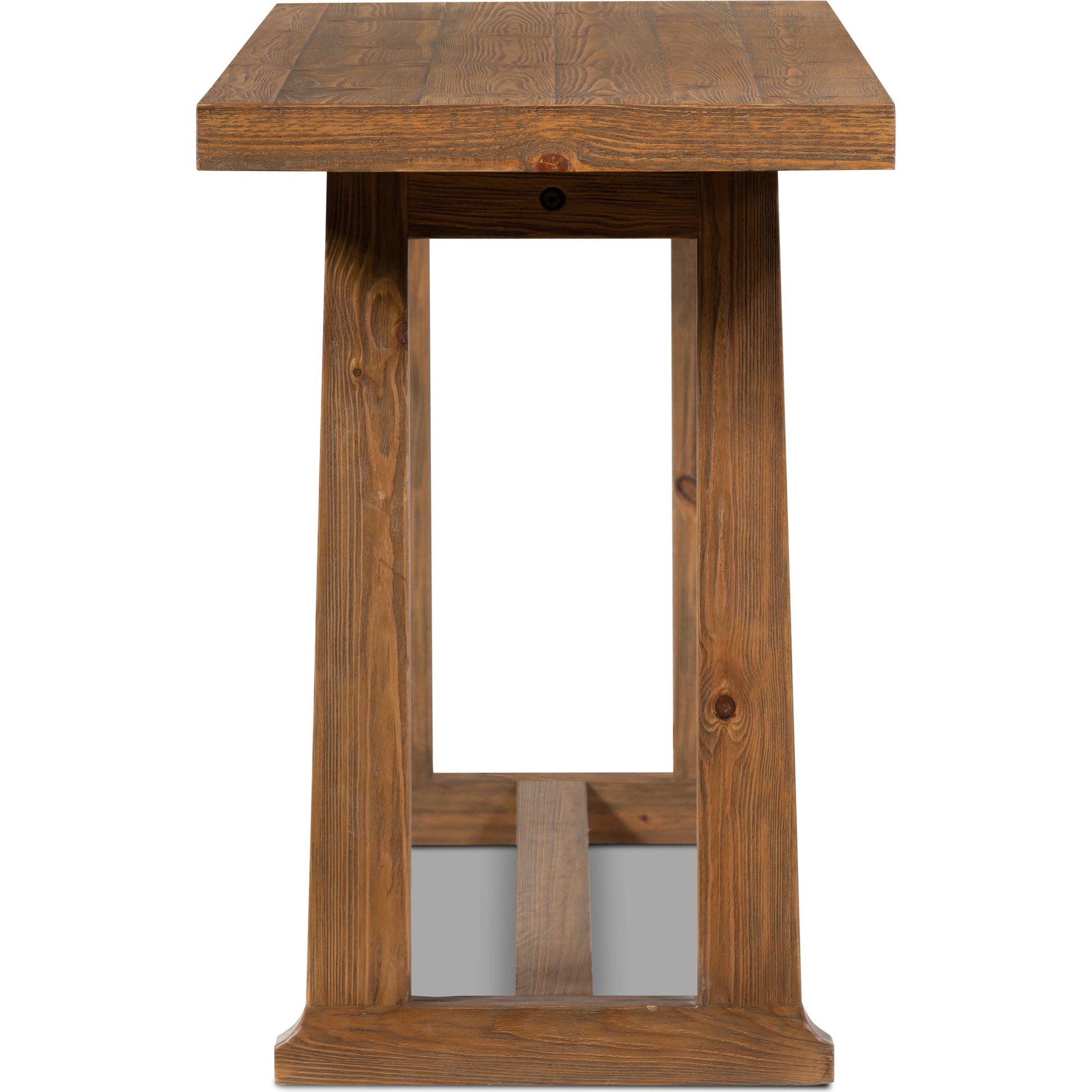 Otto Console Table by Four Hands in black pine. Made from solid pine in a modern style.