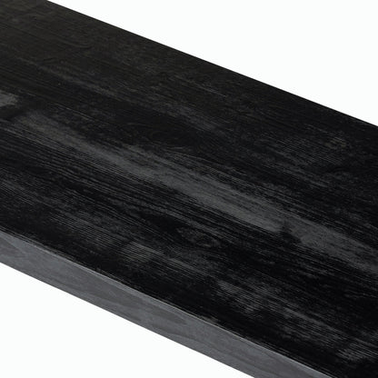 Otto Console Table by Four Hands in black pine. Made from solid pine in a modern style.