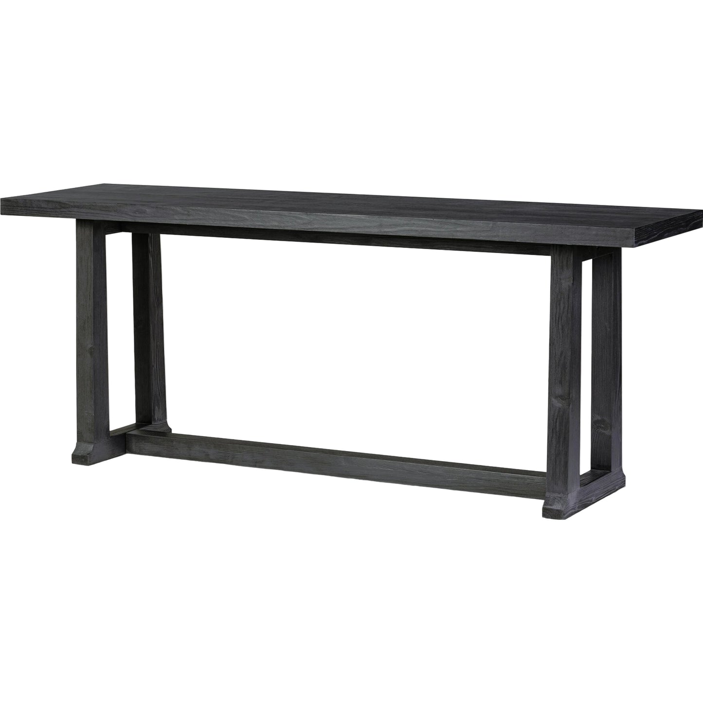 001 SI-2158370 | Primary Silo | Otto Console Table by Four Hands in black pine. Made from solid pine in a modern style.
