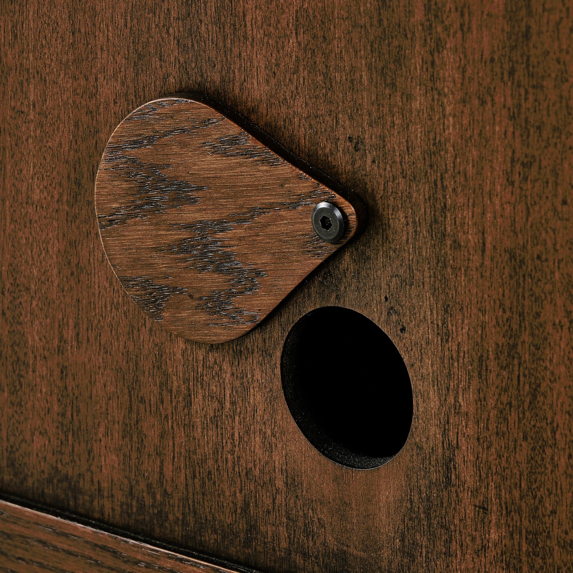 Torrington Sideboard by Four Hands in sandy oak veneer, sandy oak resawn. Made from oak veneer, resawn oak veneer in a modern style.
