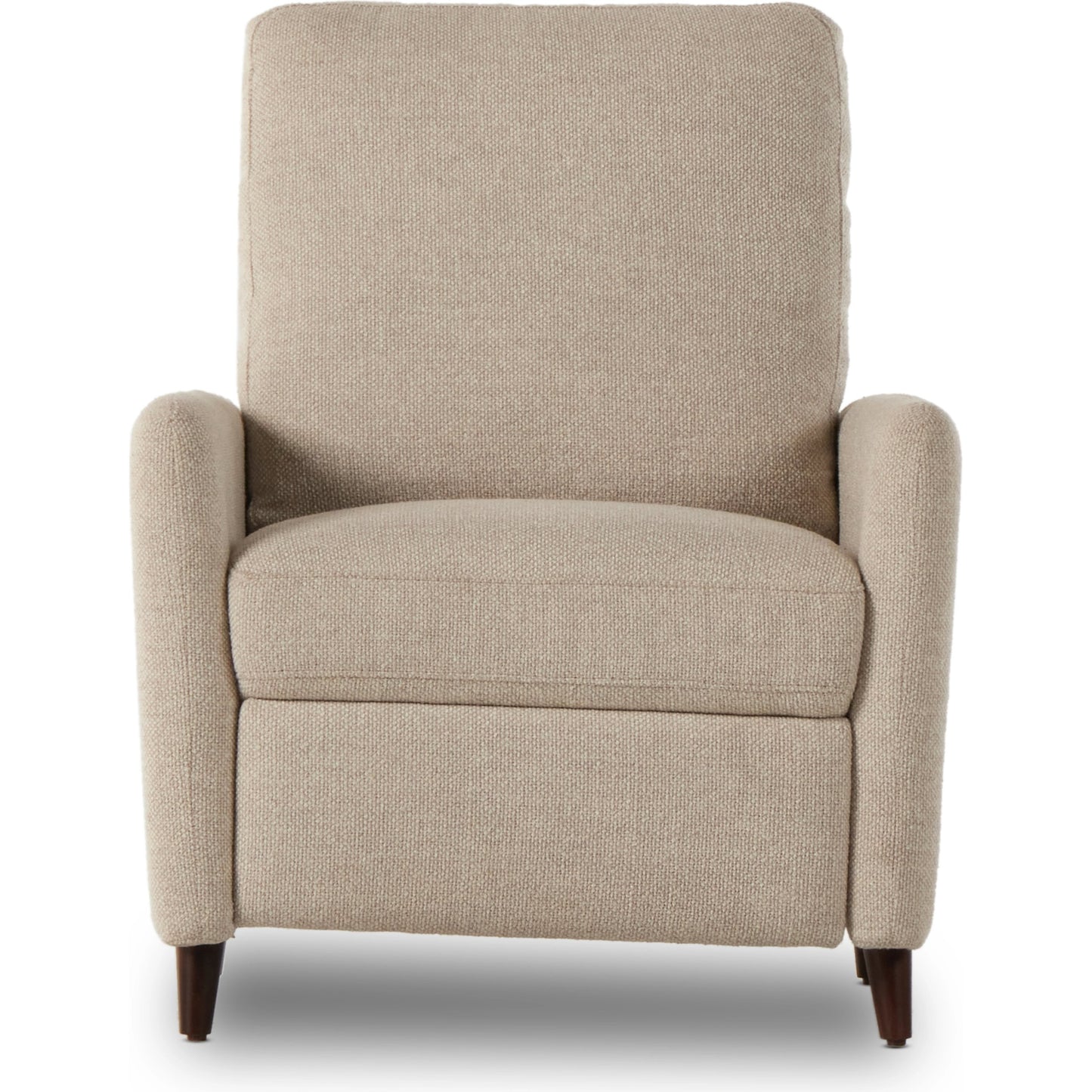 002 SI-2074840 | Additional Silo | Wallen Recliner by Four Hands in nova taupe and dark auburn walnut. Made from 100% polyester, solid rosa morada, 100% polyester fiber in a modern style.