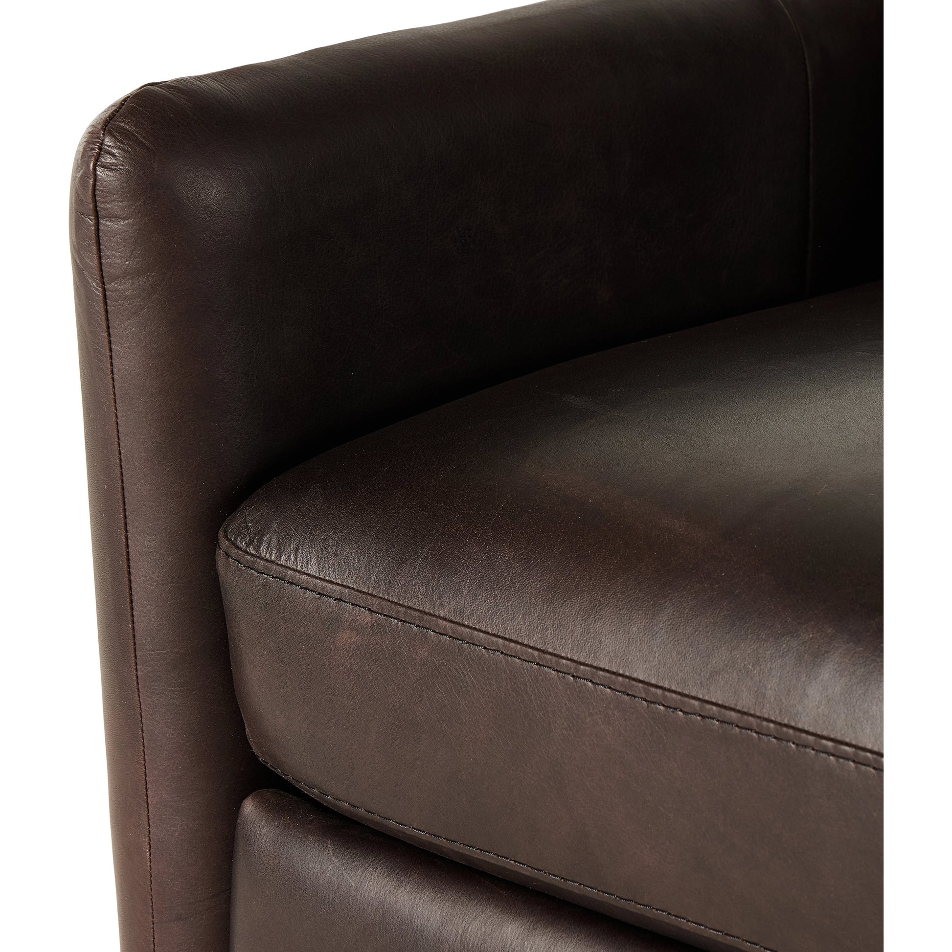 Wallen Recliner by Four Hands in nova taupe and dark auburn walnut. Made from 100% polyester, solid rosa morada, 100% polyester fiber in a modern style.