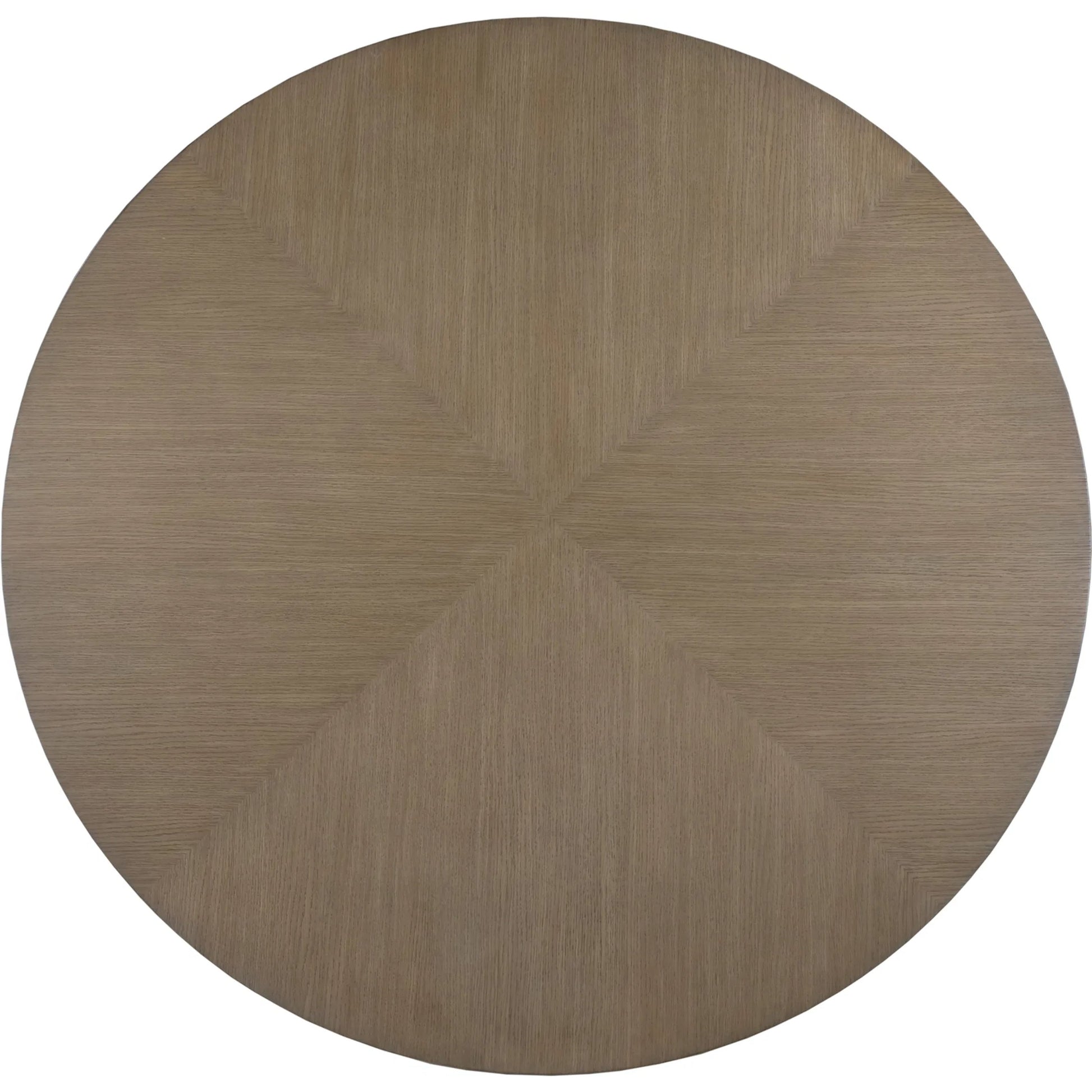 Simpatico Round Dining Table by Artistica Home in white oak. Made from white oak in a unique style.