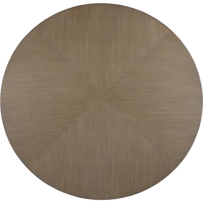 Simpatico Round Dining Table by Artistica Home in white oak. Made from white oak in a unique style.