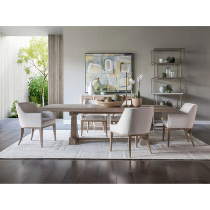 Simpatico Rectangular Dining Table by Artistica Home in white oak. Made from white oak in a unique style.
