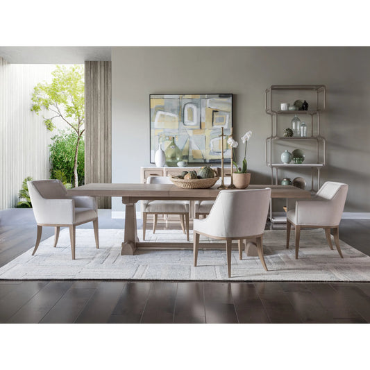 Simpatico Rectangular Dining Table by Artistica Home in white oak. Made from white oak in a unique style.