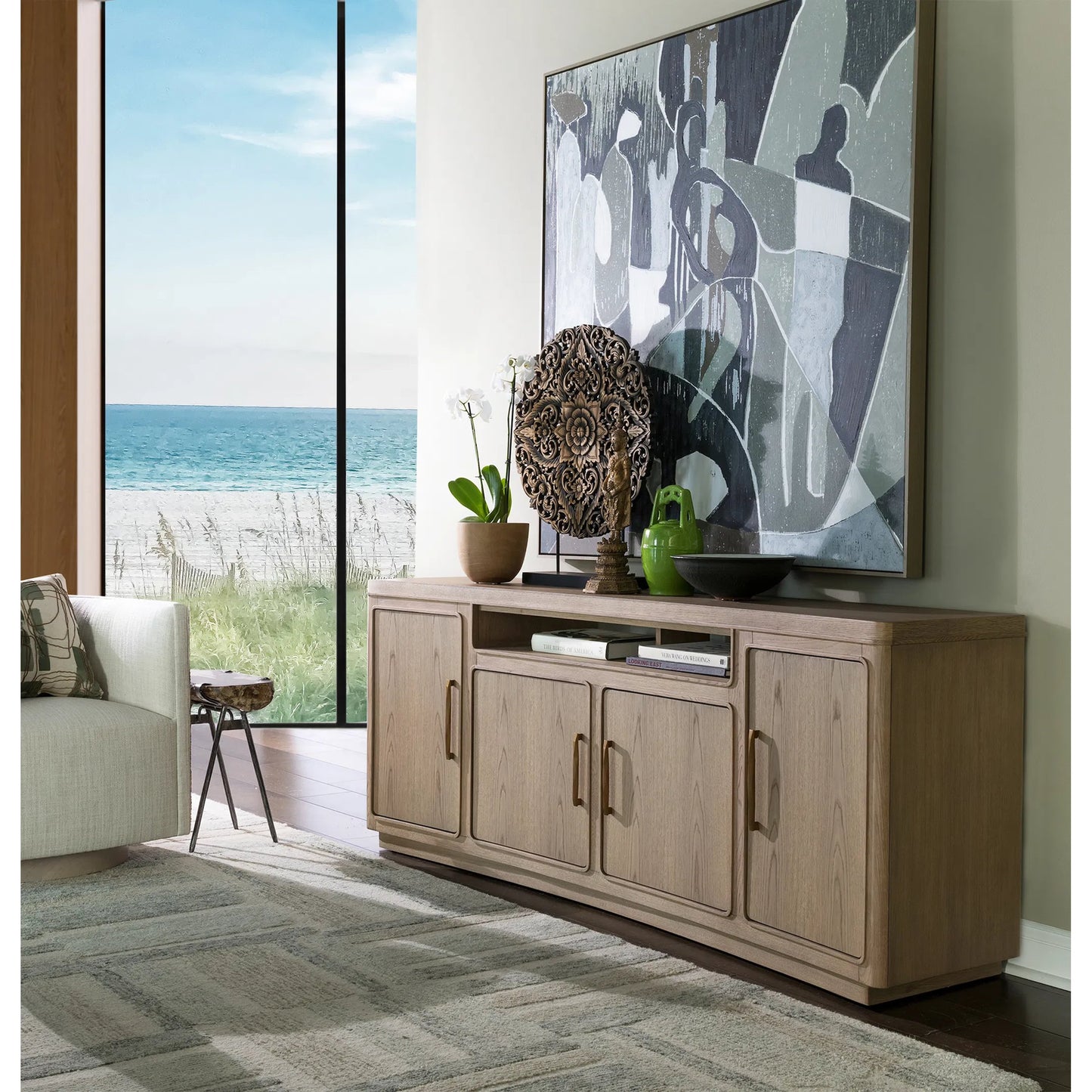 007 SI-2371160 | Lifestyle | Simpatico Media Console by Artistica Home. Made from unique in a transitional style.