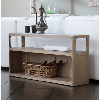Simpatico Sofa Table by Artistica Home. Made from unique in a transitional style.